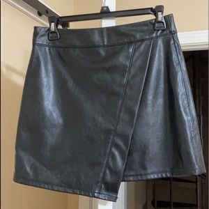 Black leather skirt brand new